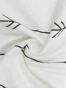 Lenjerie de pat din flanel Westwing Collection Boho, 135 x 200 cm, alb