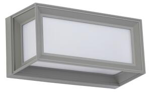 Brilagi - Aplica LED de exterior cu senzor PARKER, 12W, 230V, gri, IP44