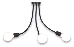 Top Light Galileo 3 C - Lustră pe tijă 3xE27/40W/230V negru