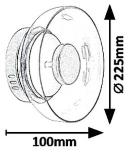 Rabalux 5392 - Aplică perete LED LORELL LED/8W/230V