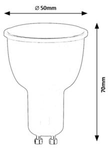 Bec LED RGB dimabil GU10/5W/230V Wi-Fi 3000-6500K Rabalux 1979