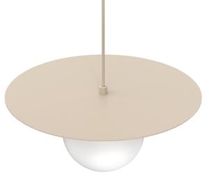 Pendul pe cablu FLAT 1xE27/15W/230V bej