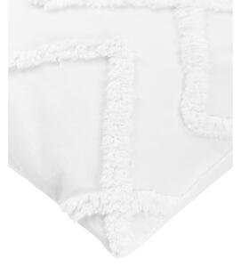 Lenjerie de pat din bumbac percale Westwing Collection Faith, 135 x 200 cm, alb