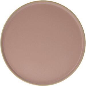 Farfurie din ceramică Magnus, 26,5 cm, roz