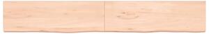 Blat de baie, 200x30x(2-4) cm, lemn masiv netratat