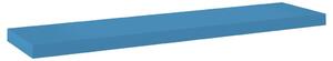Raft de perete suspendat, albastru, 90x23,5x3,8 cm, MDF
