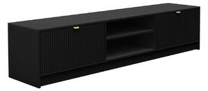 Comodă TV Comfivo Papilio I, Negru, MDF, PAL laminat, 40x180x40cm, 30.6 kg