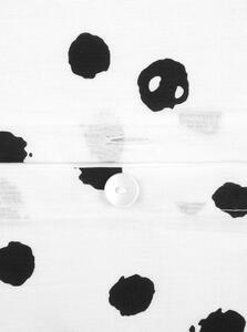 Lenjerie de pat din bumbac Jill&Jim Jana, 135 x 200 cm, alb-negru