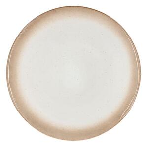 Tavă din gresie ceramică pentru tort Bitz, ø 30 cm, alb - crem