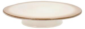 Tavă din gresie ceramică pentru tort Bitz, ø 30 cm, alb - crem