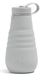 Sticlă pliabilă Stojo Bottle Cashmere, 590 ml, gri