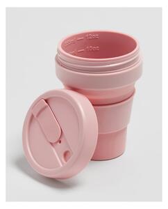 Cană de voiaj pliabilă Stojo Pocket Cup Carnation, 355 ml, roz