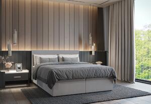 Pat boxspring tapitat LAND + topper, 180x200, enjoy 21