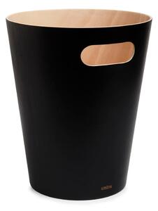 Coș de gunoi Umbra Woodrow, 7,5 l, negru