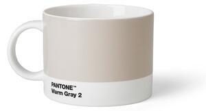 Cană alb-gri din ceramică 475 ml Warm Gray 2 – Pantone