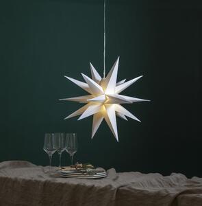 Decorațiune cu LED pentru Crăciun pentru exterior Star Trading Alice, alb, ø 57 cm