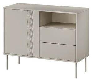 Comoda TRESSE, bej, PAL laminat, 100x40x75 cm