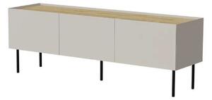 Comoda TV FELLINI, casmir/stejar, 150x40x52 cm