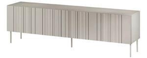 Comoda TV ISLA, bej mat, PAL laminat, 201x40x60 cm