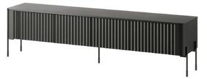 Comoda TV VERA, negru, PAL laminat, 190x40x50 cm