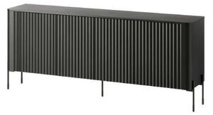 Comoda VERA, negru, PAL laminat, 190x40x80 cm
