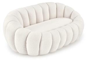 Canapea GASPAR XL, crem, stofa buclata, 140x95x60 cm