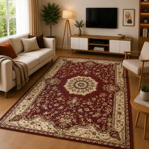 Covor Clasic, Lotos 1520, Grena, Diverse Dimensiuni, 1800 gr mp