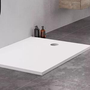 New Trendy Nex cădiță de duș dreptunghiulară 90x80 cm alb B-0456
