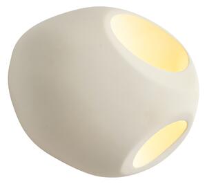 Lampă de perete Japandi Crem Rotundă 28cm - Pietra