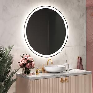 Oglindă rotundă de baie cu iluminare LED76