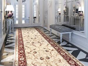Traversa Hol, Model Lotos 523 120, Bej Rosu, Latime 120 cm 120 x 200