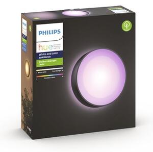 Aplică cu LED integrat Philips Hue Daylo 15W 1050 lumeni, lumină RGBW, pentru exterior IP44, negru