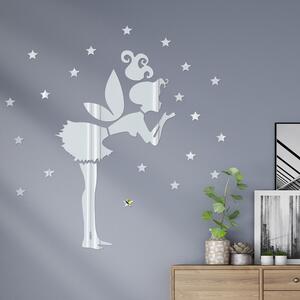 Tinker bell girl mirror wall art