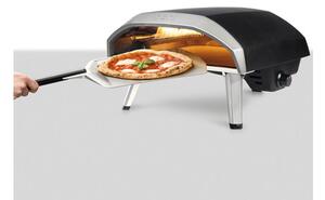 Cuptor pizza cu gaz Ooni Koda 16 oțel 63x58 cm argintiu/negru flacără în formă de L și aprindere instantanee cu gaz