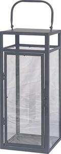 Felinar din metal Lafiora 17x17x41,5 cm, negru