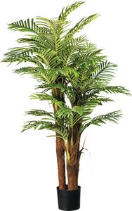Plantă artificială palmier Areca 3 trunchiuri H 160 cm verde