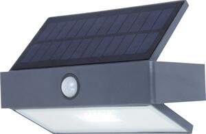 Lampă solară cu LED Lutec Arrow 180 lumeni 5000K, senzor de mișcare, plastic
