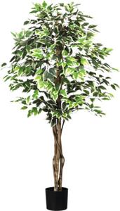 Plantă artificială Ficus Benjamina H 180 cm verde