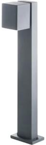 Stâlp pitic Gori GU10 1x35W, 80 cm, pentru exterior IP44, sticlă/antracit