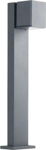 Stâlp pitic Gori GU10 1x35W, 50 cm, pentru exterior IP44, sticlă/antracit