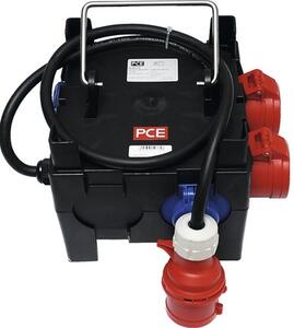 Distribuitor electric trifazic PCE 6 prize (4 CP + 2 trifazate) cablu 1,5m H07RN-F 5x1,5 mm² IP44