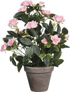 Floare artificială Trandafir Ø 25 cm H 40 cm roz