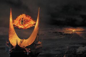 Poster de artă Stăpânul Inelelor - Eye of Sauron, (40 x 26.7 cm)