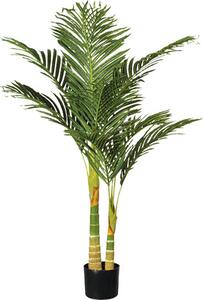 Palmier Areca artificial Dypsis lutenscens în ghiveci H 120 cm verde