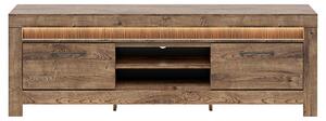 Comoda TV Torin cu 2 usi, stejar, 45X180X60 cm