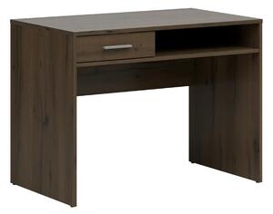 Birou NEPO PLUS, stejar inchis, PAL laminat, cu un sertar, 100x59x76 c