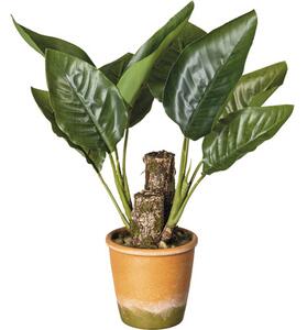Plantă artificială Canna în ghiveci H 45 cm verde