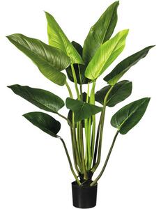 Plantă artificială Philodendron în ghiveci H 130 cm verde