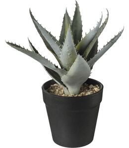 Plantă artificială Aloe Vera în ghiveci H 20 cm verde