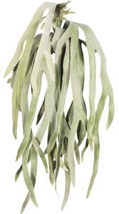 Plantă artificială Ferigă platycerium suspendată H 80 cm verde